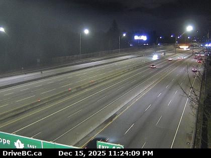 Surrey › East: Highway 1 at Port Mann Bridge, looking eastbound