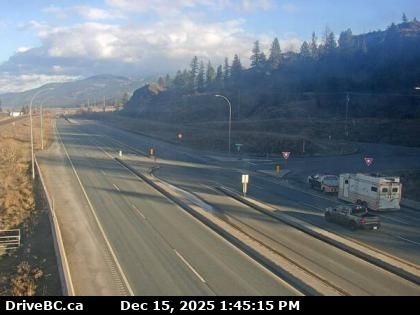Monte Creek › East: Highway 1 between - and Pritchard, looking east
