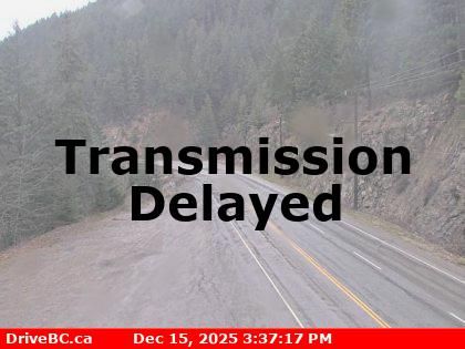 Boston Bar › North: Highway 1 about 3.5 km south of Hells Gate at Bradley Hill, looking north