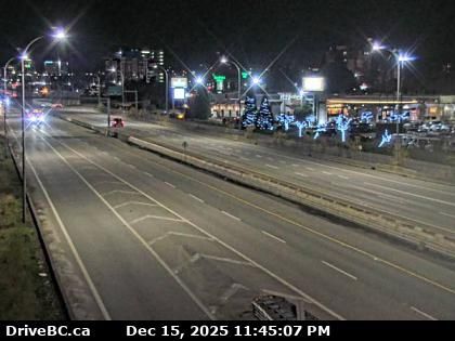 Richmond › North: Highway 99 at Cambie Road in - looking north