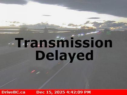 Surrey › West: Highway 99, near Highway 91 around Mud Bay in - looking west on Highway 99 northbound