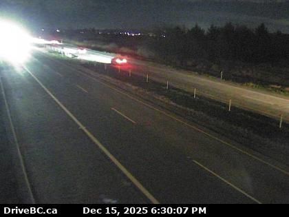 Surrey › East: Highway 99, near Highway 91 around Mud Bay in - looking east on Highway 99 southbound