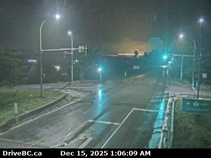 Chilliwack › North: Highway 1 at Prest Road in - looking north