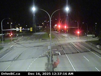Saanich › South: Highway 1 at Helmcken overpass, looking south