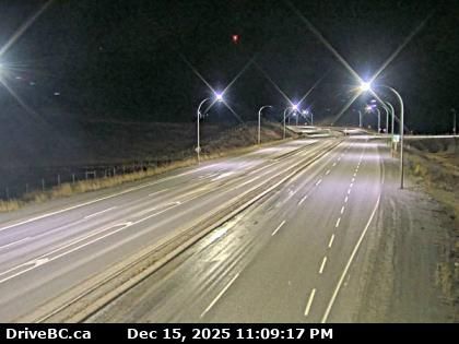 Merritt › South: Highway 97C (Okanagan Connector) at Highway 5A junction near Aspen Grove, looking south