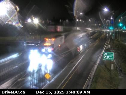 Delta › South: Highway 99 at Highway 17A overpass, looking south to Highway 17A