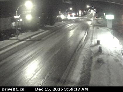 New Hazelton › East: Highway 16 at McLeod Street in - looking east
