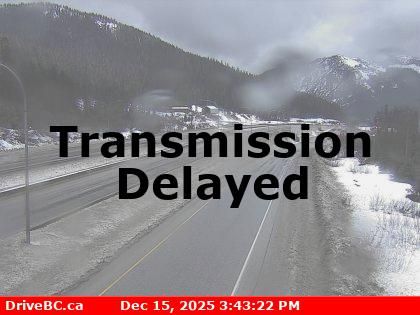 Fraser Valley Regional District › South: Highway 5 southbound at Zopkios Rest Area near the Coquihalla Summit, looking south