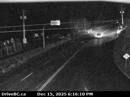 Mill Bay › West: Highway 1 at Shawnigan - Road, looking west