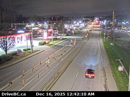City of Langley › North-west: Highway 10 at Fraser Highway in Langley, looking northwest