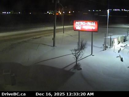 Dawson Creek › North: Highway 97 at Dangerous Goods Route, west of - looking north