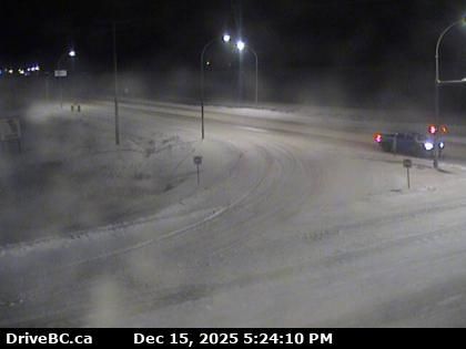 Dawson Creek › South: Highway 97 at Dangerous Goods Route, west of - looking south