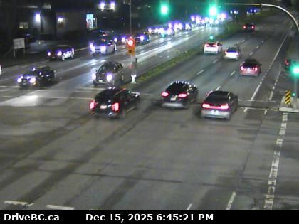 Saanich › North: Highway 17 at Cloverdale Avenue in Victoria, looking north