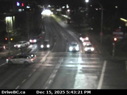 Saanich › North: Highway 17 (Blanshard Street) southbound at - Road, looking north