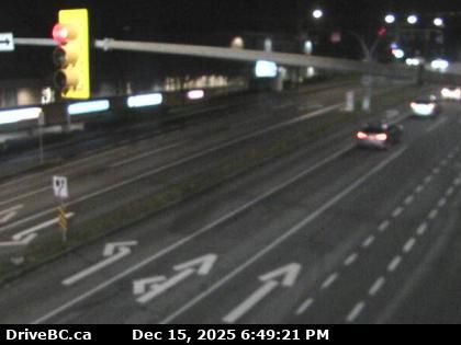 Saanich › East: Highway 17 (Blanshard Street) southbound at - Road, looking east