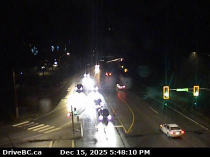 Whistler Resort Municipality › South: Highway 99 at Village Gate Boulevard in Whistler, looking south