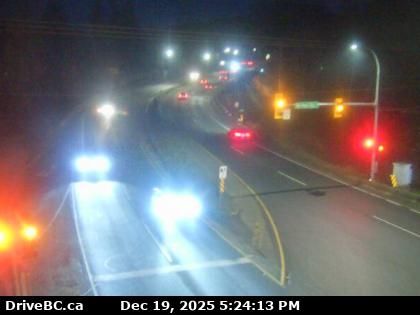 Nanoose Bay › South: Highway 19 at Northwest Bay Road near - looking south