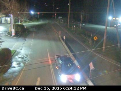 Nanoose Bay › East: Highway 19 at Northwest Bay Road near - looking east