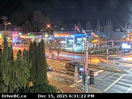 Langford › West: Highway 14 (Veteran's Memorial Parkway) at Goldstream Avenue in - looking west