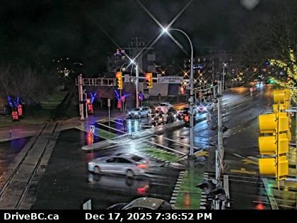 Langford › East: Highway 14 (Veteran's Memorial Parkway) at Goldstream Avenue in - looking east