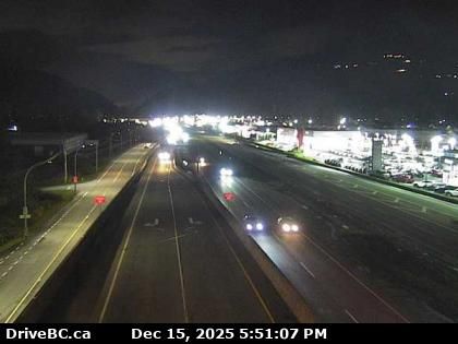 Chilliwack › West: Highway 1 at Evans Road overpass near - looking west
