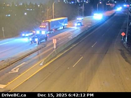 Surrey › West: Highway 17 (South Fraser Perimeter Road) at Bridgeview Drive, looking west