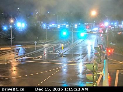 Surrey › South: Highway 17 (South Fraser Perimeter Road) at Bridgeview Drive, looking south