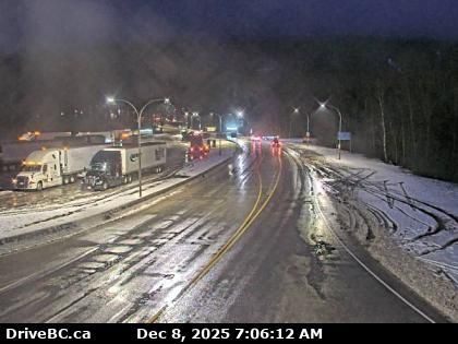Big Eddy Settlement › East: Highway 1 at Highway 23 in Revelstoke, looking east