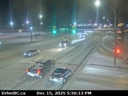 Fort St. John › North-west: Highway 97 at 100 Avenue in - looking northwest