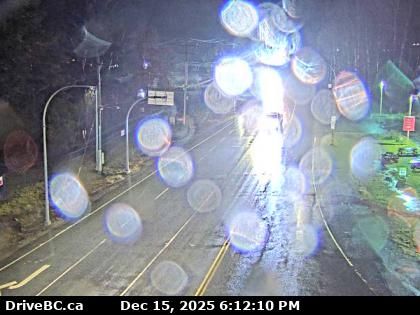 Pemberton › West: Highway 99 at Portage Road in - looking west