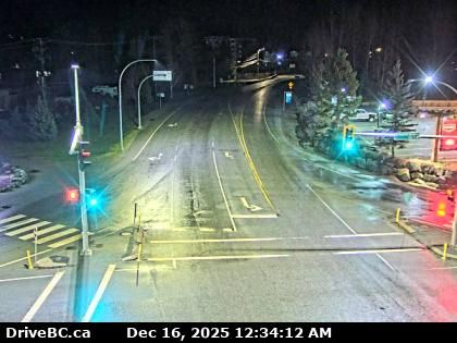 Pemberton › East: Highway 99 at Portage Road in - looking east