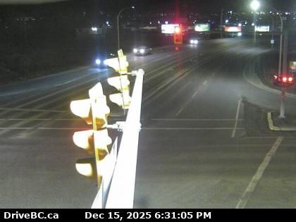 Kamloops › West: Highway 5 at Halston Avenue - Paul Lake Road in - looking west