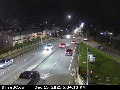 Chilliwack › South: Highway 1 at Evans Road overpass near - looking south