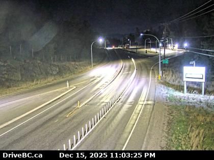 Kaleden › North: Highway 97 at Highway 3A junction just south of - Weigh Scale, looking north