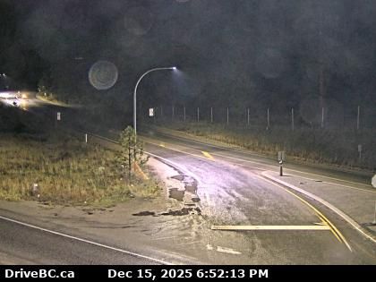 Kaleden › West: Highway 97 at Highway 3A junction just south of - Weigh Scale, looking west