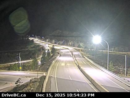 West Kelowna › West: Highway 97 at Highway 97C junction about 5 km south of Westbank, looking west