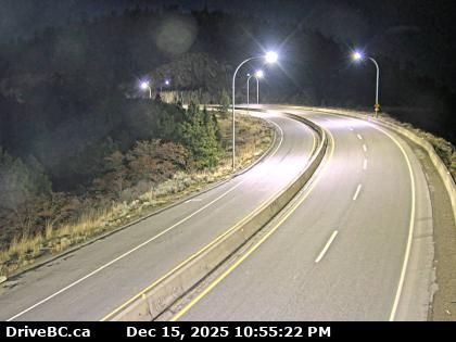 West Kelowna › East: Highway 97 at Highway 97C junction about 5 km south of Westbank, looking east