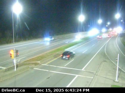 Nanaimo › North: Highway 19 at Northfield Road in - looking north