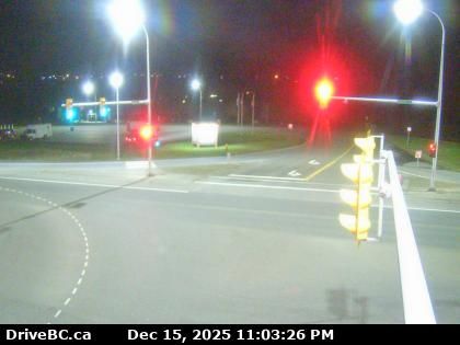 Nanaimo › West: Highway 19 at Northfield Road in - looking west