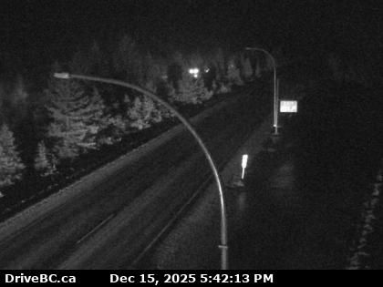 Fraser Valley Regional District › North: Highway 5 at Britton Creek Rest Area northbound turnoff, looking north