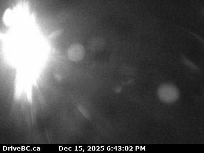 Fraser Valley Regional District › South: Highway 5 at Britton Creek Rest Area northbound turnoff, looking south