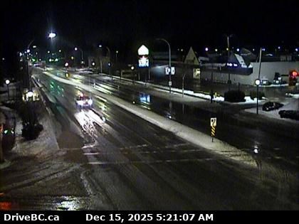 Smithers › South: Highway 16 at Main Street in - looking south