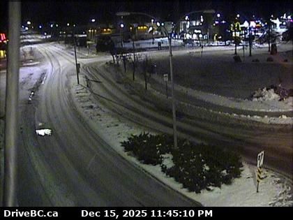 Smithers › East: Highway 16 at Main Street in - looking east