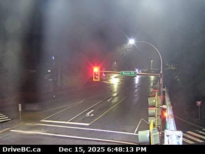 Whistler Resort Municipality › East: Highway 99 at Cheakamus Lake Road and Alpha Lake Road, looking east