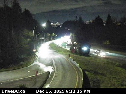 West Vancouver › East: Highway 1 at Cross Creek - 15 Street exit in - looking east