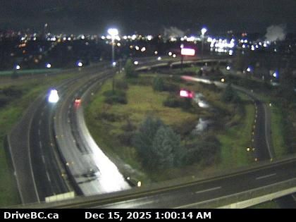 Delta › North-east: Hwy 91 at Hwy 91A interchange, looking northeast to Annacis Channel Bridge approach