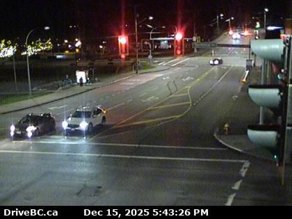 Nanaimo › East: Highway 1, at Comox Road and Terminal Avenue in - looking east