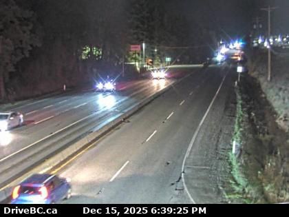 North Cowichan › North: Highway 1 about 5 km north of Duncan at Herd Road/Cowichan Valley Highway, looking north