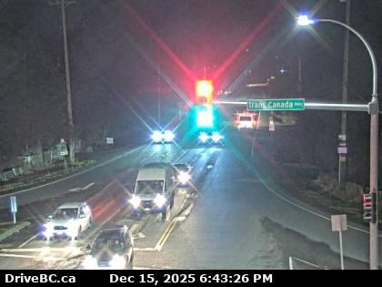 North Cowichan › West: Highway 1 about 5 km north of Duncan at Herd Road/Cowichan Valley Highway, looking west