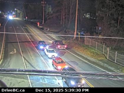 North Cowichan › East: Highway 1 about 5 km north of Duncan at Herd Road/Cowichan Valley Highway, looking east